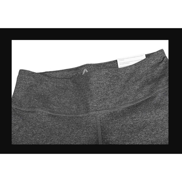 Reebok Lux Legging Women 3X 22W Gray Speedwick Mid Rise Gym Training Pants NWT - Picture 4 of 14